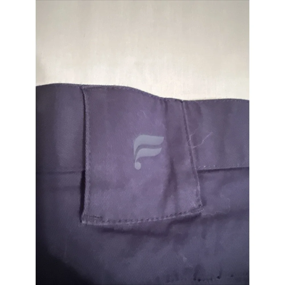 PANTS GOLF FootJoy  Mens 34x30 Navy Blue Performance Stretch Flat Front Classic